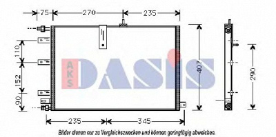 AKS DASIS 192030n -  Конденсатор, кондиционер
